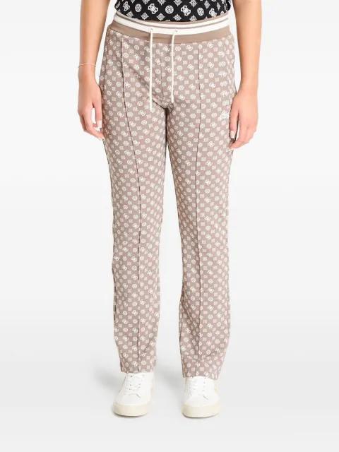 New Aggie monogram-print track pants by GUESS USA