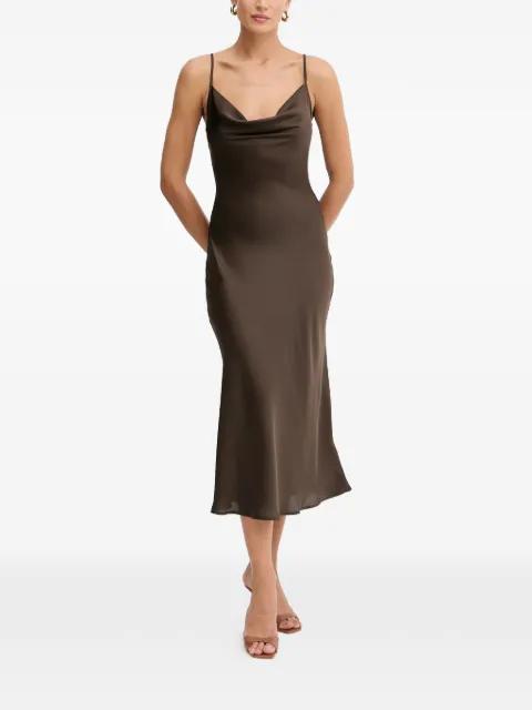 New Akilina cowl-neck midi dress by GUESS USA