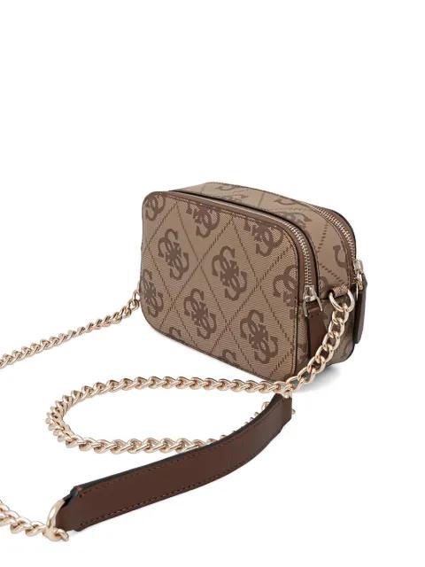 Noelle logo-print chain cross body bag by GUESS USA