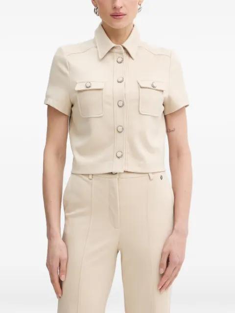 Olga flap-pocket buttoned shirt by GUESS USA