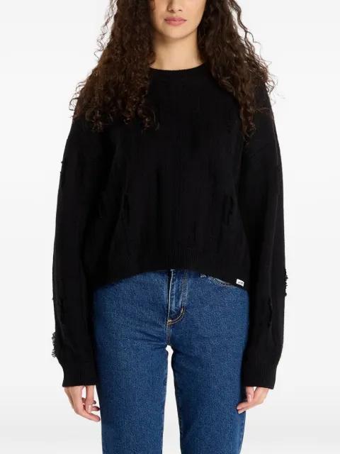 Originals Eco Distressed cotton sweater by GUESS USA