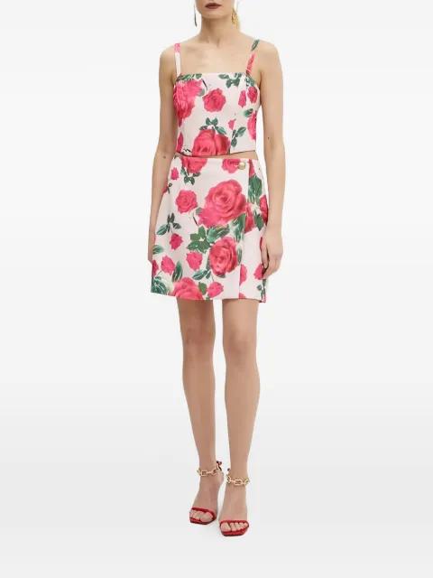 Raissa floral-pattern mini skirt by GUESS USA