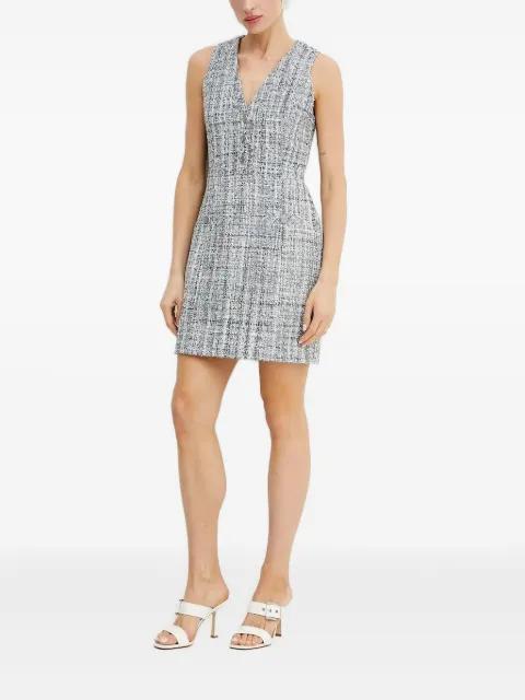 Sadie tweed button-front mini dress by GUESS USA