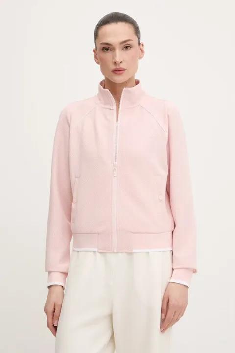 Sarah zip-up textured sweatshirt by GUESS USA