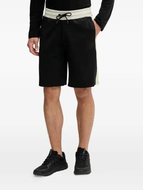 Scuba drawstring panelled shorts by GUESS USA