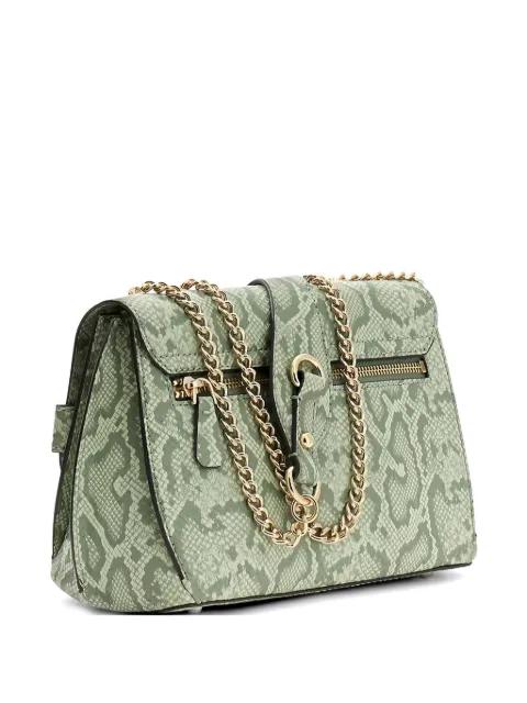 Serenova snakeskin-print cross body bag by GUESS USA