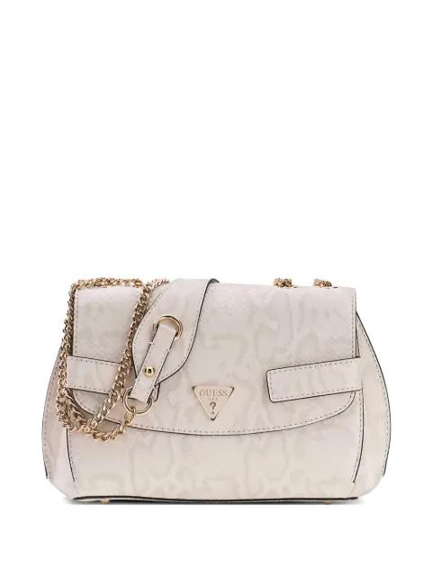 Serenova snakeskin-print shoulder bag by GUESS USA