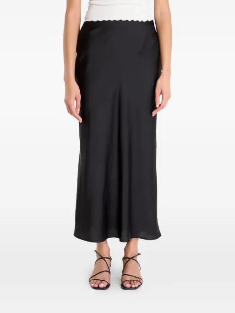 Sibilla satin-finish maxi skirt by GUESS USA