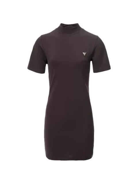 Sonia high-neck logo-plaque mini dress by GUESS USA