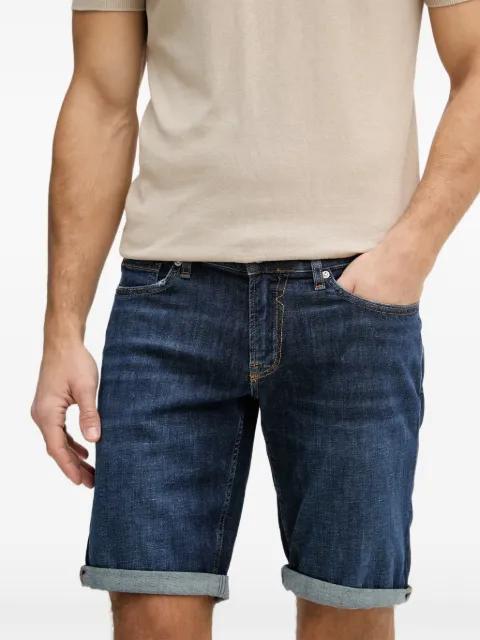Sonny logo-patch denim shorts by GUESS USA