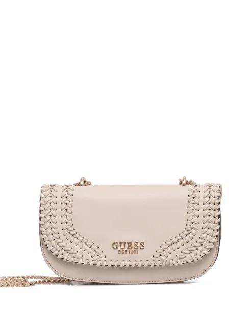 Tatum woven chain mini cross-body bag by GUESS USA