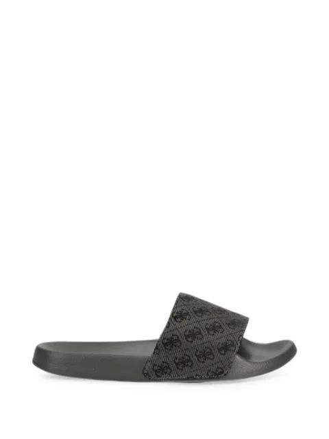 Tokyo 4G monogram-print slides by GUESS USA