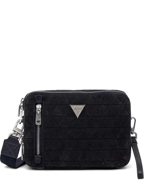 Torino geometric-quilted shoulder bag by GUESS USA