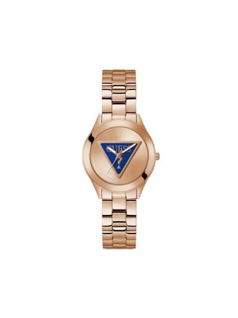 Tri Plaque quartz 34mm by GUESS USA