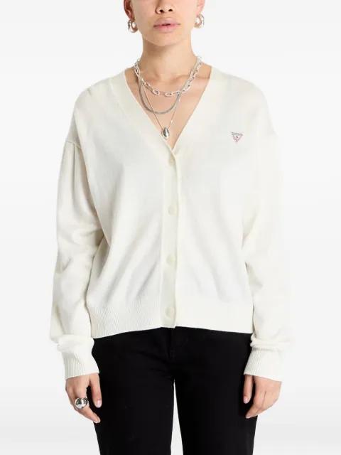 V-neck button-up cardigan by GUESS USA