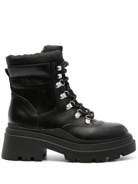 Vaney lace-up combat boots by GUESS USA
