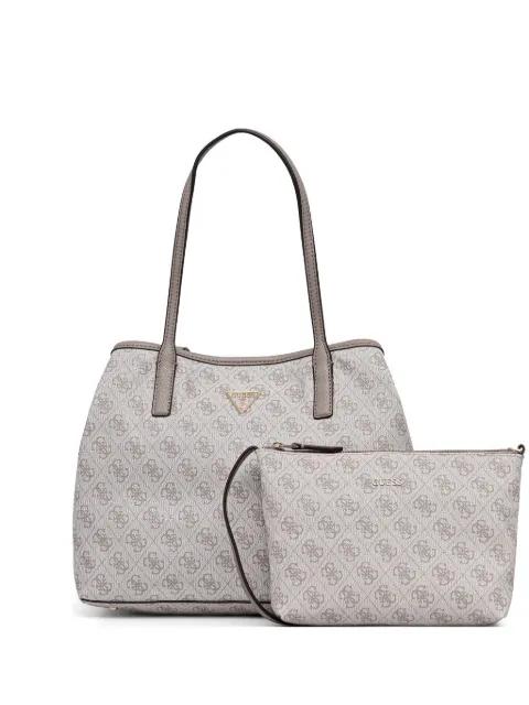 Victtoria monogram-pattern logo-plaque tote bag by GUESS USA