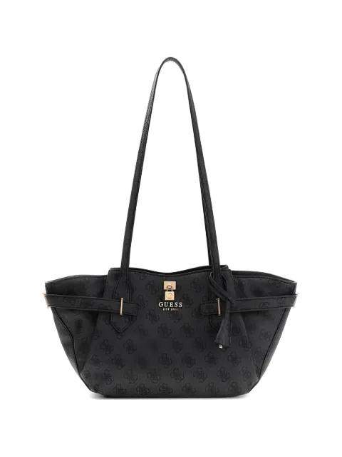 Yesba monogram-pattern buckle-detail tote bag by GUESS USA