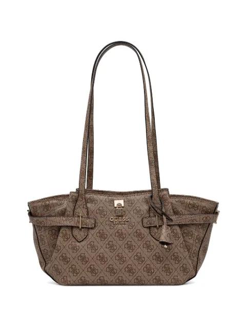 Yesba monogram-pattern padlock-detail shoulder bag by GUESS USA