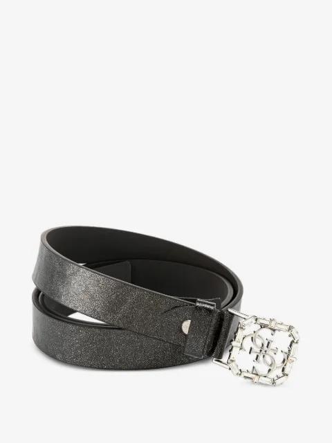 adjustable + reversible pant belt by GUESS USA