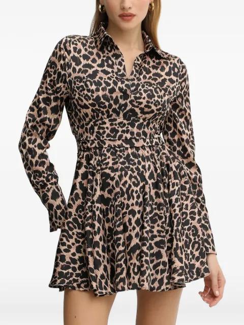 animal-print mini dress by GUESS USA animal-print mini dress by GUESS USA