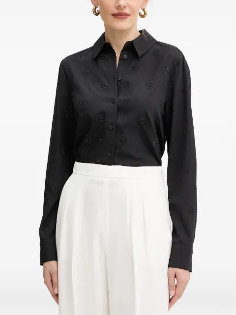 beaded collared blouse by GUESS USA