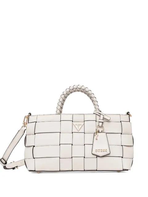 braided-handle tote bag by GUESS USA