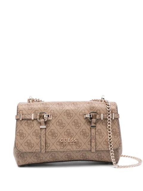buckle patterned leather cross body bag by GUESS USA