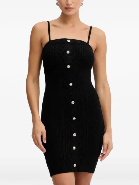 button cable knit mini dress by GUESS USA