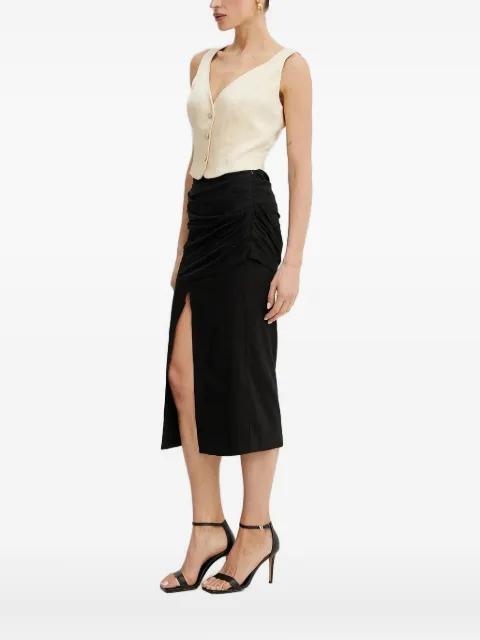button-front sleeveless top by GUESS USA