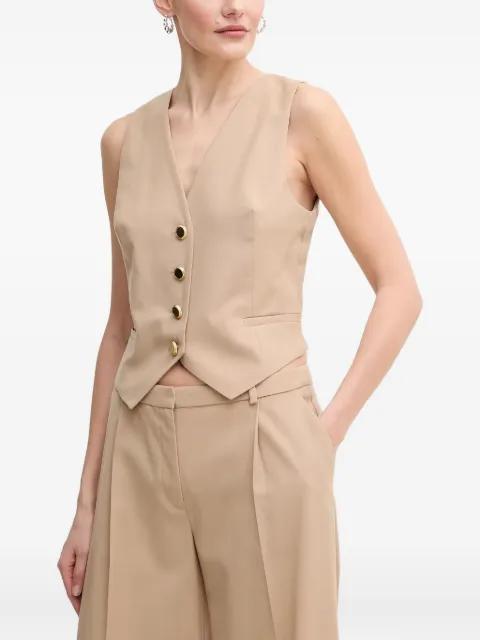 buttoned sleeveless waistcoat by GUESS USA