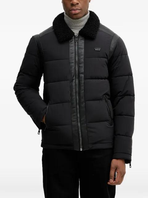 canvas puffer jacket by GUESS USA