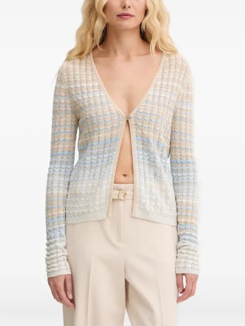chevron-knit cardigan by GUESS USA