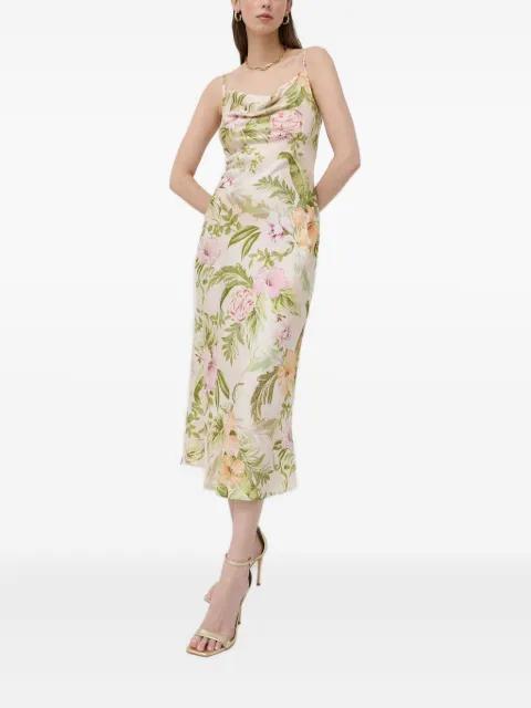 cowl-neck floral dress by GUESS USA