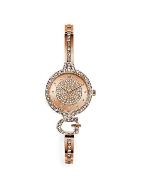 crystal-embellished 28mm watch by GUESS USA