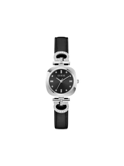 crystal-embellished 28mm watch by GUESS USA