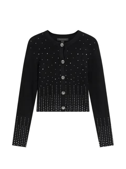 crystal-embellished cardigan by GUESS USA