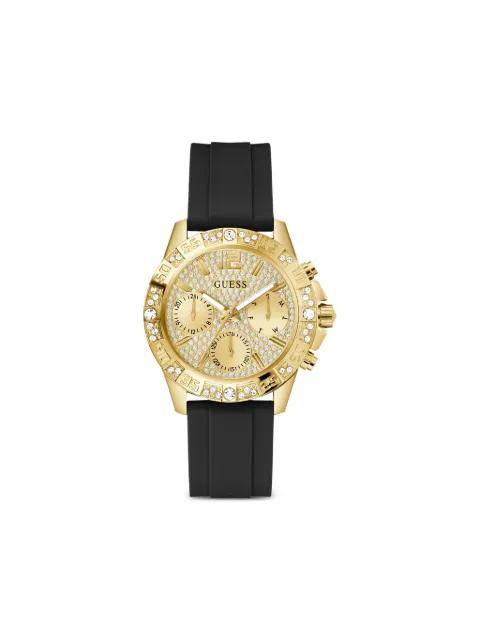 crystal-embellished chronograph 40mm watch by GUESS USA