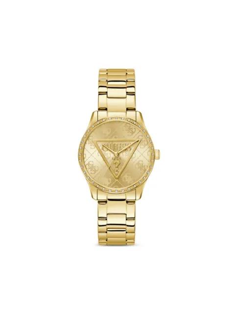 crystal quartz 36mm watch by GUESS USA