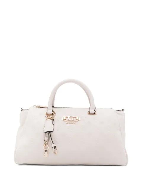 debossed tote bag by GUESS USA
