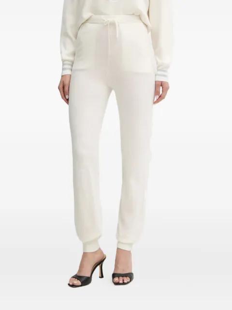 drawstring knit track pants by GUESS USA