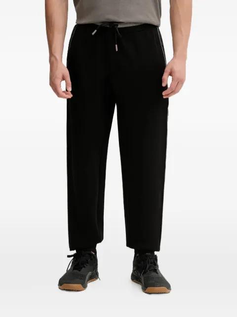 elasticated-waistband track pants by GUESS USA