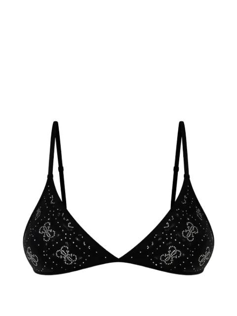 embellished triangle bra by GUESS USA