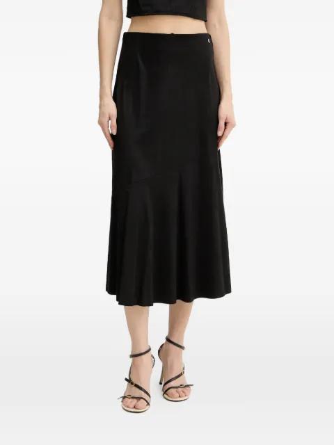 emblem-detail midi skirt by GUESS USA