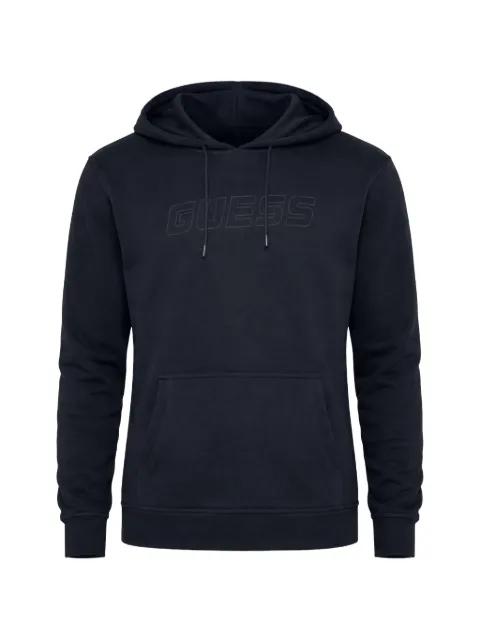 embossed-logo hoodie by GUESS USA