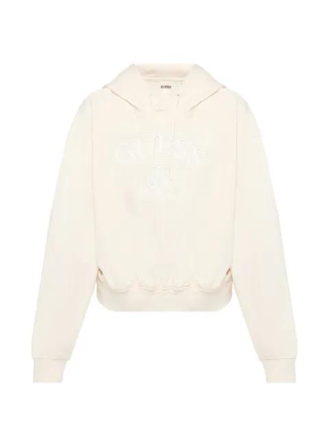 embossed-logo hoodie by GUESS USA