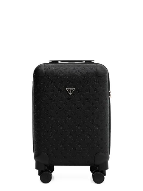 embossed-logo luggage by GUESS USA