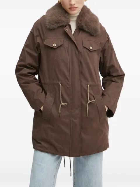 faux-fur collar jacket by GUESS USA