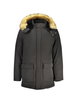 faux-fur trim hoodied parka coat by GUESS USA
