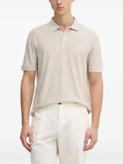 floral-jacquard polo shirt by GUESS USA